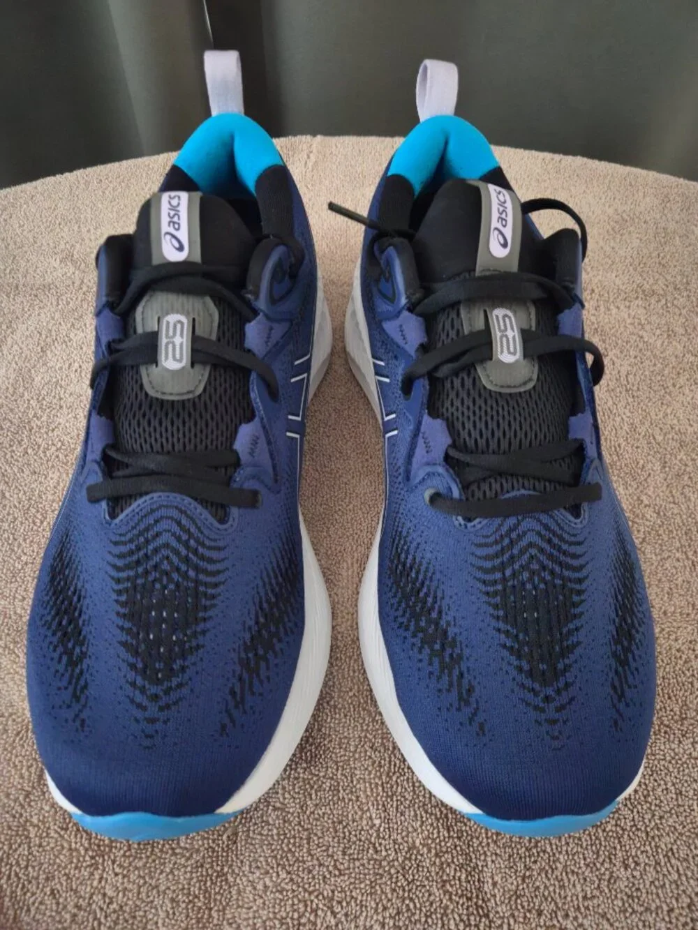 ASICS GEL-Cumulus 25 Running Shoes Indigo Blue Island Blue Men's 14 1011B621 Box